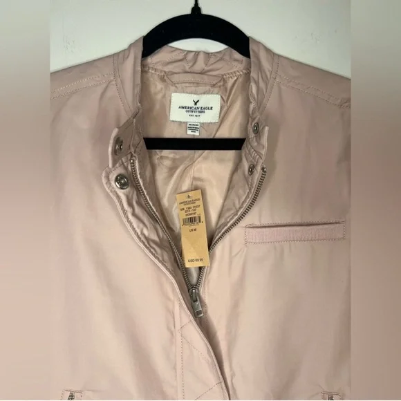 American Eagle - Pink Bomber Jacket - Size medium - Picture 5 of 7